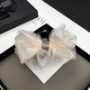 Pinza para el cabello Pinza trasera Adorno para la cabeza Popular en Internet Adulto Lazo de malla Chifón de alta calidad Pinza para el cabello Corea del Sur para mujeres
