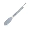Mango de madera blanco silicona juego de 5 espátulas cuchara cuchara para sopa pala para cocinar doméstica sartén antiadherente complemento alimenticio utensilios de cocina traje