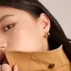 Venta Directa de Fábrica en Stock Exclusivo Transfronterizo de Amazon Pendientes Retro Clásicos con Patrón de Diamantes para Mujer, Pendientes de Lujo Ligero de Gama Alta