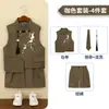Hanfu para Niños Primavera y Verano Estilo Nacional Estampado Traje Pequeño Nuevo Estilo Chino Ropa Formal Infantil Traje de Padrino Ropa para Actuación de Anfitrión