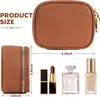Estuche de Maquillaje Impermeable de Cuero PU Personalizado, Estuche de Maquillaje Compacto Impermeable para Maquilladores, Estuche de Maquillaje Conveniente con Espejo y Luz