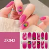 12 Dedos Blanco Sin Hornear Calcomanía para Uñas Calcomanía Completa Impermeable y Duradera Parche de Uñas para Arte de Uñas Estilo Simple Calcomanía para Uñas Película de Esmalte para Uñas