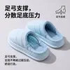 Pantuflas de Algodón para Mujer 2026 Nuevo Estilo Invierno Hogar Felpa Suela Gruesa Soporte de Arco Suaves Antideslizantes Silenciosas Cálidas