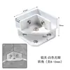Clips de Fijación para Azulejos de Aleación de Aluminio, Abrazaderas para Vidrio, Sujetadores para Caja de Tortuga, Accesorios para Maceteros, Base Elevada para Estanque de Cultivo de Verduras en Caja de Plantación