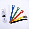 Fita Mágica de Velcro para Cabos Autoadesiva Face a Face para Amarrar Cabos de Dados, Fitas de Velcro de Nylon Coloridas para Cabos, Podem Ser Personalizadas