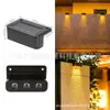 Lámpara de Calle Solar para Patio, Luz Ambiental, Diseño de Jardín para el Hogar, Decoración de Balcón, Luz Guía para Escalones, Lámpara de Pared Simple
