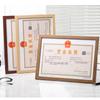 Moldura de madeira para certificado a4 Moldura para licença comercial Cópia original Moldura para foto Moldura para licença Pendurada na parede Moldura para licença sanitária