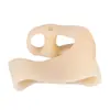Juego de corrección de valgo de pulgar SEBS, separador de dedos de doble orificio para el antepié, juego de dedos para día y noche, soporte para dedo gordo del pie