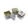 Caja de metal cuadrada para dulces de Navidad, galletas, regalo, fabricantes al por mayor