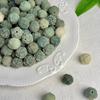 Contas soltas de lótus com raiz de bodhi jade branco natural, contas por peso, contas de jogo de texto por atacado, acessórios para pulseira faça você mesmo