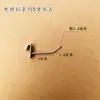 Ganchos de Tira de Aluminio Electrochapados, Ganchos Pequeños para Tiras de Aluminio, Accesorios para Pilares Aa, Accesorios de Decoración para Joyerías, Pequeños Estantes de Tira de Aluminio
