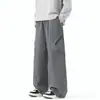 Pantalones casuales de softshell impermeables para hombres y mujeres, estilo dopamina de otoño, pantalones de trabajo rectos holgados multicolor para exteriores para niñas