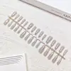 Tiras de Uñas Portátiles Ojo de Gato Galvanizado Ultravioleta, 30 Piezas, Tiras de Uñas Portátiles Codificadas, Tiras al por Mayor, Tiras de Uñas Pre-hechas Personalizadas