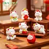 Figura de Gato da Sorte Desenho Animado Fofo, Acessórios de Decoração para Casa de Bonecas DIY, Pequenos Enfeites de Micro paisagem para Painel de Carro