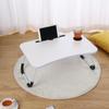 Mesa de Computador Dobrável, Mesa de Cama, Mesa Preguiçosa, Mesa Pequena para Quarto de Estudante, Mesa de Escritório Dobrável, Mesa de Madeira Maciça, Portátil