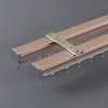 Riel de Cortina de Aleación de Aluminio Engrosado Riel Silencioso de Alta Resistencia Doble Venta al por Mayor Riel de Aluminio de Alta Resistencia Venta Caliente Transfronteriza