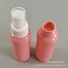 Botella dividida de 50 ml botella de plástico PET botella con atomizador transparente para lavar gel desinfectante para manos sin enjuague botella desinfectante botella de loción de agua abatible