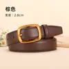 Directo del fabricante: Cinturón de cuero para mujer con hebilla, cinturón de moda para mujer, estilo coreano simple, cinturón de moda para mujer