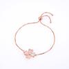 Accesorios para Joyería DIY Transfronterizos Pulsera Nueva Europea y Americana para Mujer Pulsera Po Chapada en Oro Real Oro Rosa