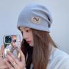 Sombrero de Montón Otoño e Invierno Nuevo Estilo Japonés Muestra Rostro Chica Combina con Todo Protección para las Orejas Baotou Sombrero de Punto Personalizado Cortavientos Sombrero de Luna