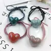 2018 simple fresca liga de goma corazón de chica Corea del Sur personalidad coleta amor banda para el pelo cuerda para el pelo accesorios para el pelo accesorios para la cabeza