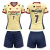 Uniformes de pickleball hechos a medida, que incluyen conjuntos de competición profesional para hombres y mujeres, camisetas de entrenamiento de manga corta transpirables y de secado rápido, y camisetas de pickleball con diseño personalizado.
