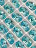 Rhinestones para arte de uñas 10X14 forma de huevo de paloma, con parte trasera puntiaguda, rhinestones de cristal K9 corte de circón brillante, accesorios para uñas forma ovalada al por mayor