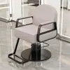Silla de peluquería para barberías, silla de salón, silla de aseo, silla para cortar el pelo, ajustable y giratoria, reposabrazos de acero inoxidable, silla de barbero