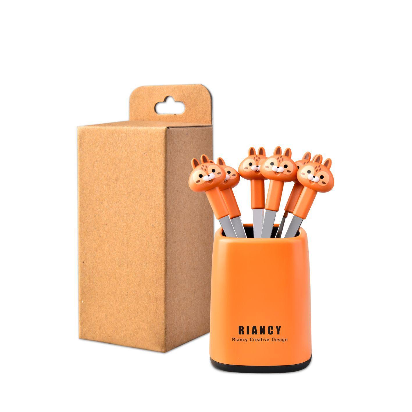 RB705松鼠水果叉白底04