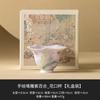 Taza Maestra de Lirio Morado Tallada Pintada a Mano Taza de Té de Cerámica Taza de Té para el Hogar Juego de Té Kung Fu Taza de Té Taza de Flor