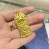 Vietnam Shajin Gufa Kirin Xiangyun Colgante Tarjeta Segura y Nada Collar Nafu de la Suerte Colgante para Colgar en el Cuello de Hombre Venta al por Mayor