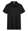 8807 Bingsi Fengyu Color Sólido Solapa Simple Camisa POLO Moda Versátil Grupo de Camisetas Ropa de Trabajo Imprimible