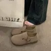 Sapatos Birkenstock Tudo Incluído para Mulheres 2025 Primavera e Outono Novo Estilo Mocassins Birkenstock de Solado Grosso Slip-On Sapatos Gorro de Solado Macio