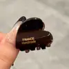 Pinza Elegante de Acetato Estilo Francés Nuevo Pinza Pequeña de Garra en Forma de Corazón para la Parte Posterior de la Cabeza, Pinza Lateral para el Flequillo Accesorio para el Cabello