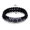AliExpress comercio exterior pulsera de piedra natural popular microincrustada de circonita columna hexagonal fábrica de joyería de comercio exterior venta al por mayor directa
