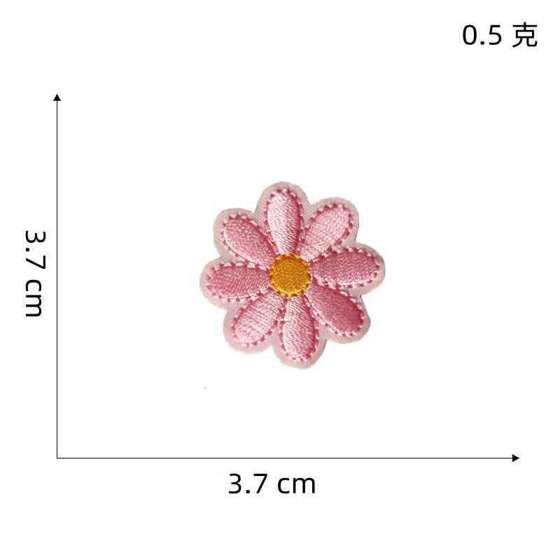 粉花布贴