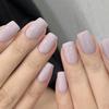 Cor sólida simples Nail Art Advanced Sense removível branco acabado 24 Nude preto branco vermelho vestido armadura
