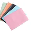 Almohadilla desechable para arte de uñas transfronteriza, 50 piezas de almohadilla de limpieza de mesa reutilizable rosa, 3 capas de tela impermeable para uñas