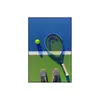 Pintura decorativa temática de tenis retro, estilo industrial, popular entre los influencers, adecuada para canchas deportivas, gimnasios interiores y áreas de descanso