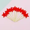 Decoración para hornear pasteles con polvo de oro de color frío Flor de estrella Multi-Amor Tarjeta de papel Enchufe