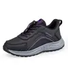Zapatos para Personas Mayores, Zapatos Deportivos de Cuero Repelente al Agua para Otoño, Zapatos para Hombre, Zapatos Ligeros Antideslizantes para Mamá, Zapatos Deportivos Casuales para Caminar para Mujer