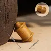 Colgante de Rueda de Oración Tallada de Sándalo Accesorios para Manualidades Pequeñas Artesanías de Madera Partes de Colgante para Pulsera de Cuentas de Oración Budistas