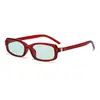 Gafas de sol cuadradas pequeñas de moda transfronteriza 2025, moda europea y americana, rectangulares, remache simple, versátiles, casuales