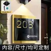 Placa de Número de Casa para Uso Doméstico, Acero Inoxidable de Alta Gama, Placa de Número de Habitación Iluminada para Puerta de Entrada Exterior para Zonas Residenciales