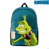 Venta Directa Transfronteriza Nuevo Monstruo Verde de Piel Grinqi Periférico Impresión Digital 3D Mochila de Tendencia Europea y Americana