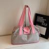 Bolsa de Viaje Corta de Gran Venta Transfronteriza para Mujer, Nueva Bolsa de Yoga y Fitness de Gran Capacidad, Bolsa de Equipaje Portátil, Bolsa de Almacenamiento para Exteriores