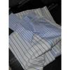 Liquidación 130Algodón Satinado Patchwork Hilo Teñido Rayas Sueltas Cuello Puntiagudo Clásico Hombro Caído Silueta Camisa