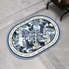 Alfombra de Barro Diatómico para Piso Alfombrilla de Baño Absorbente para Pies Felpudo de Entrada Patrón Personalizable Lavable