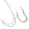 Pulseira Simples Estilo Coreano Estilo INS Feminina Nova Entrada 2025 Luxo Nicho High-end Versátil Colar de Camada Dupla