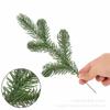 Simulação de Suprimentos da Amazon Planta Verde Cinco Garfos Agulhas de Pinheiro Árvore de Natal Rattan Acessórios de Decoração 27cm Agulhas de Pinheiro de Plástico